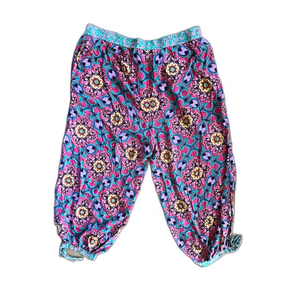 By Anthropologie Multicolor Joanie Boho Harem Bloomer Pants   Women's Size Large - Picture 2 of 7